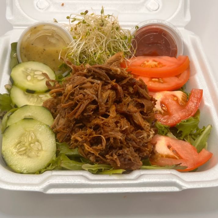 Pig on Grass Plate