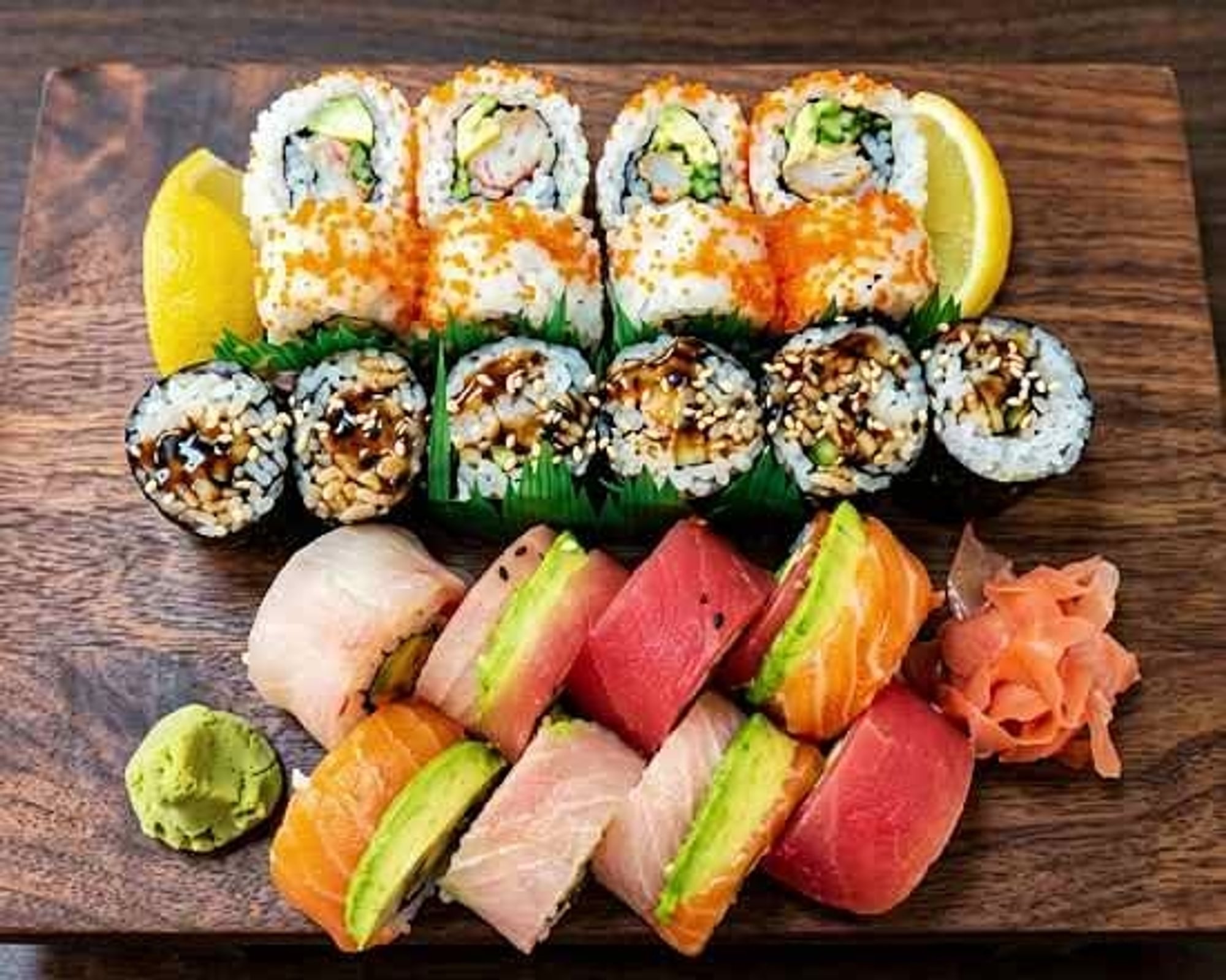 Wild & Sexy Roll Combo Plate