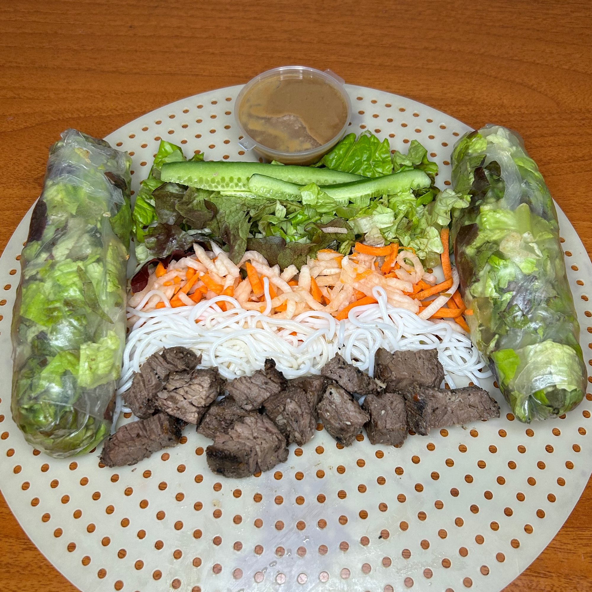 Grilled Beef Spring Roll