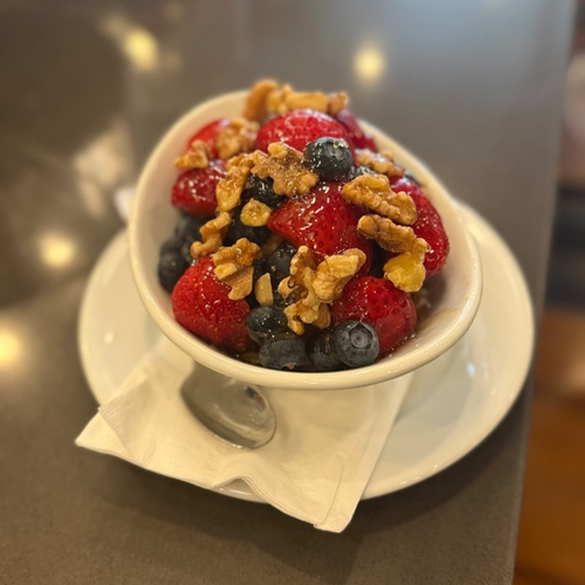 Greek Yogurt (Fage) Honey & Walnuts