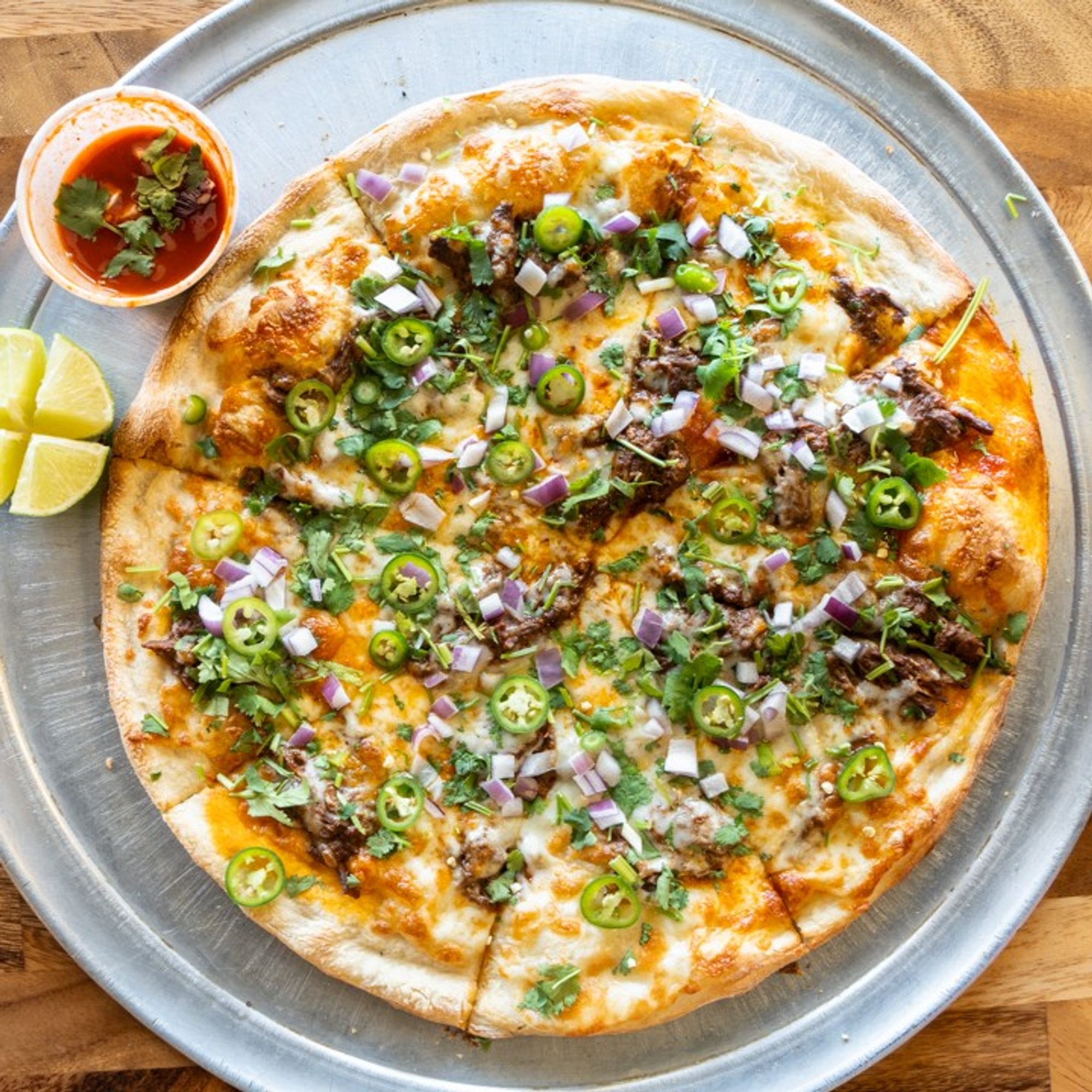 14" Large Birria Pizza