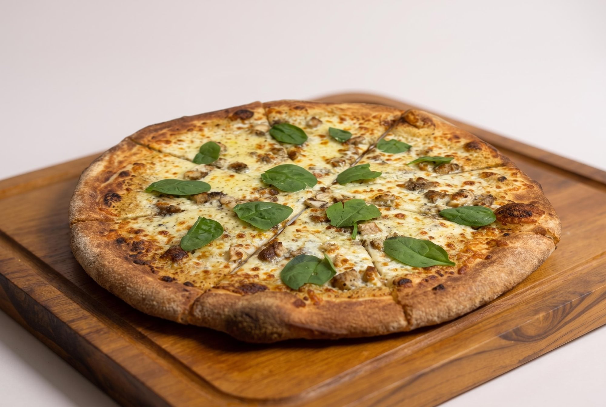 Chicken Alfredo Pizza