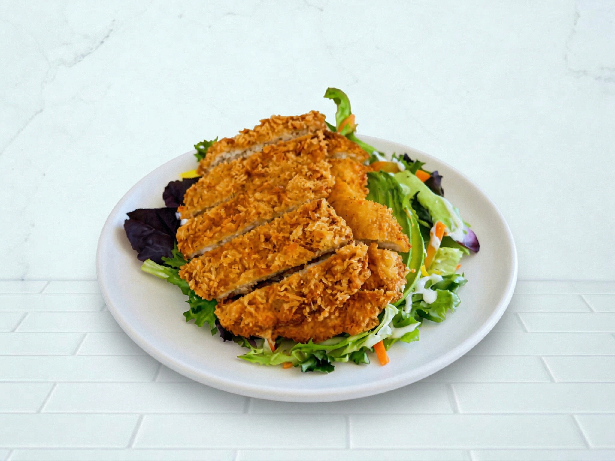 Porkchop Katsu Avocado Salad