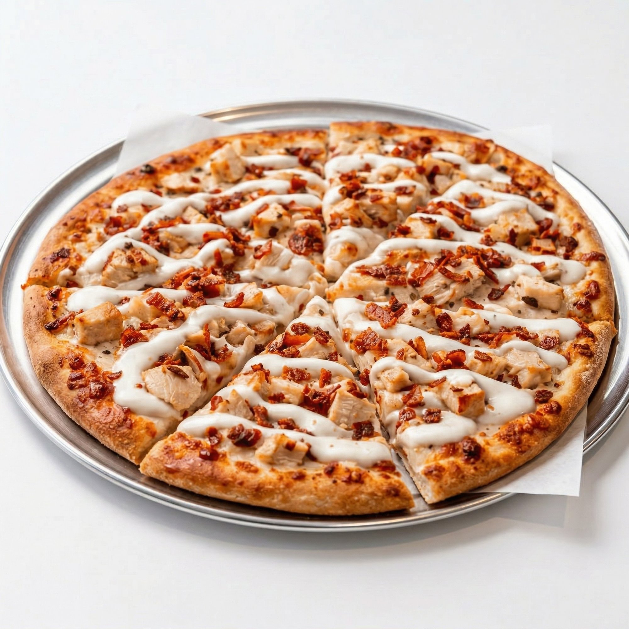 Chicken Bacon Ranch Pizza