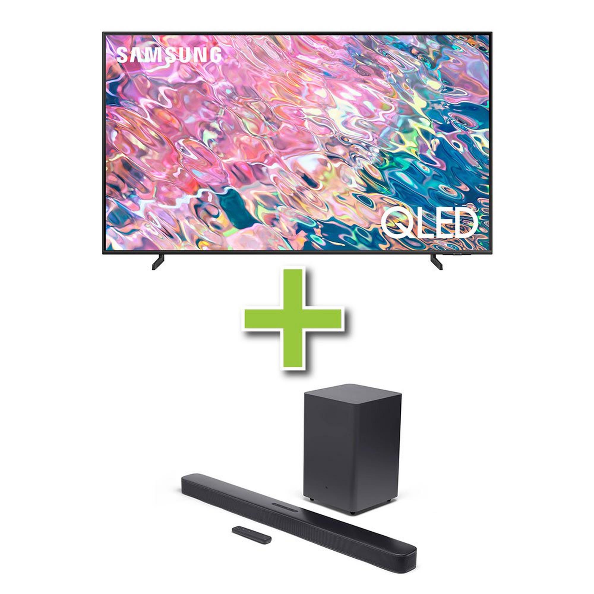 65" Samsung QLED 4K Ultra HD Smart TV & JBL 2.1 Sndbr