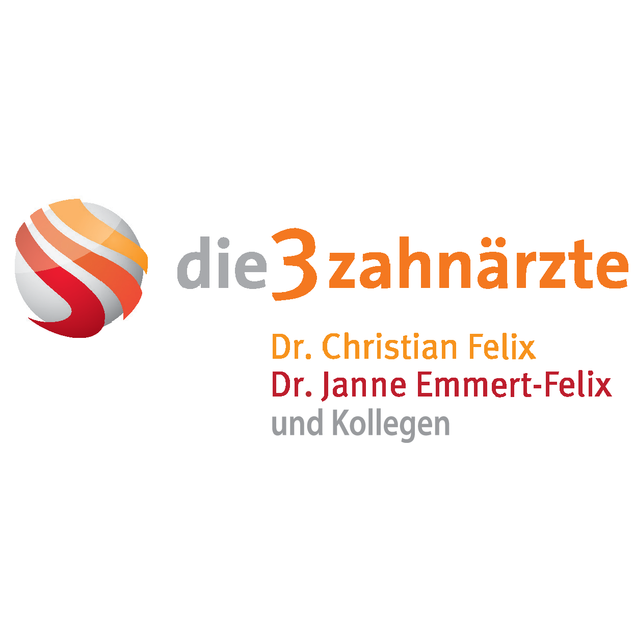 Logo von Die 3 Zahnärzte, Dr. Christian Felix, Dr. Janne Emmert-Felix und Kollegen