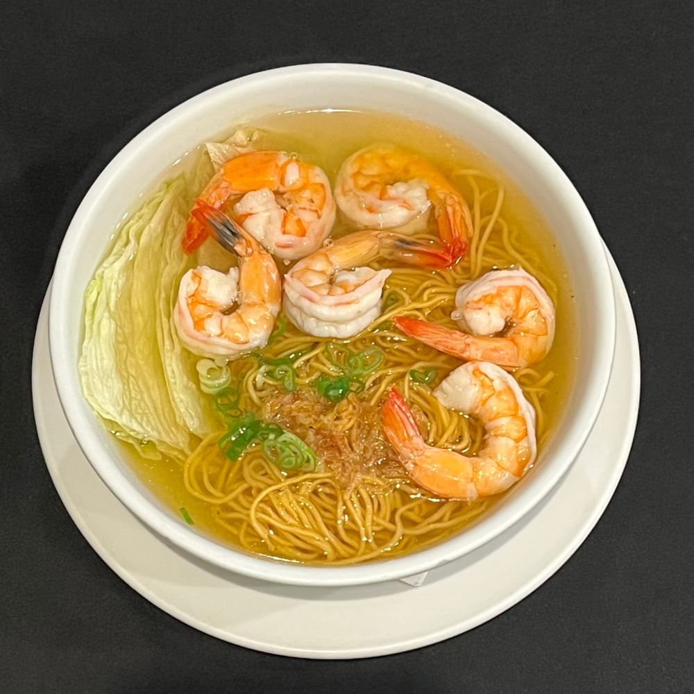 E4. Shrimp Egg Noodle Soup