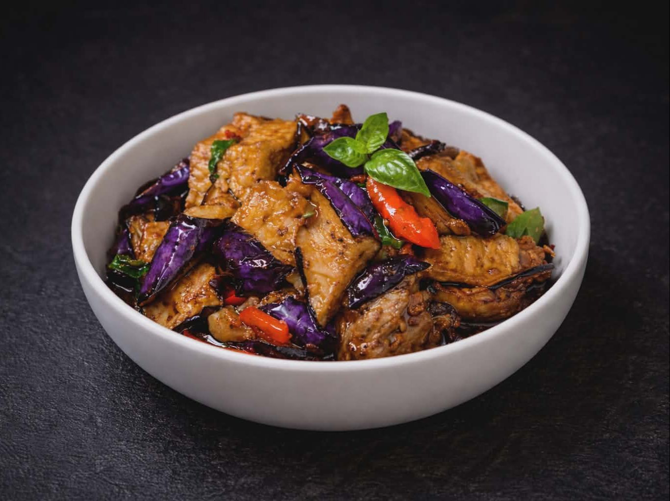 Stir Fried Eggplant