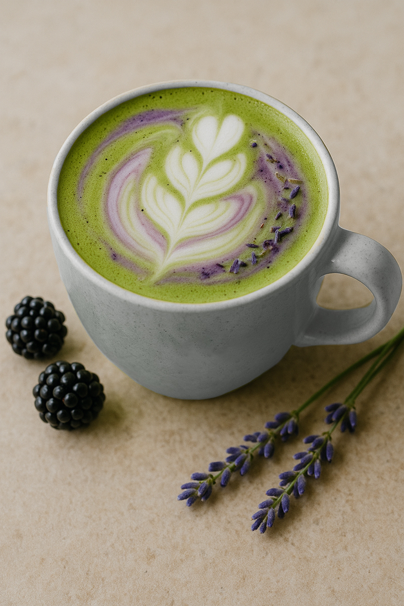 Blackberry Lavender Matcha