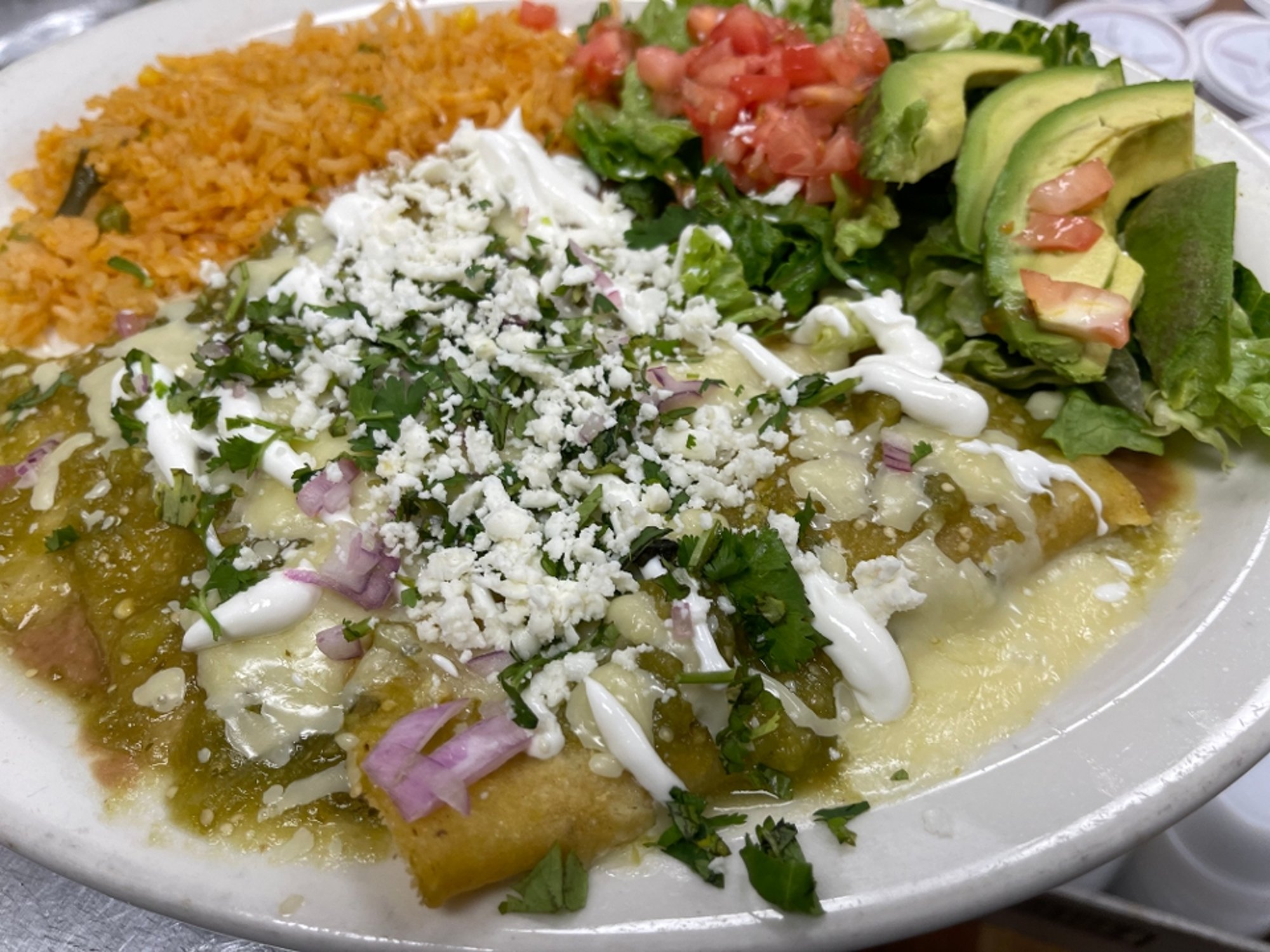 Enchiladas Verdes