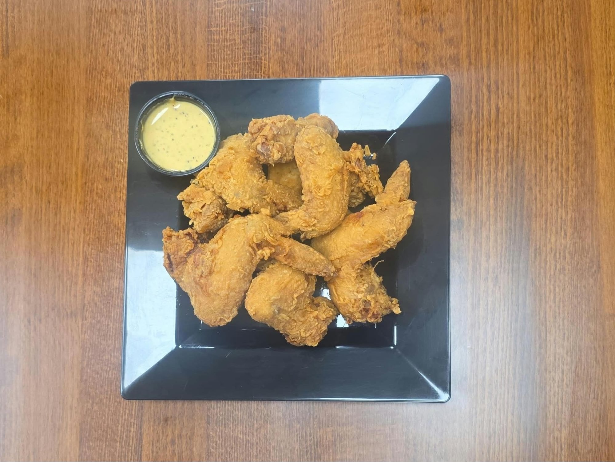 Lemon Pepper Crush Whole Wings (6pcs)