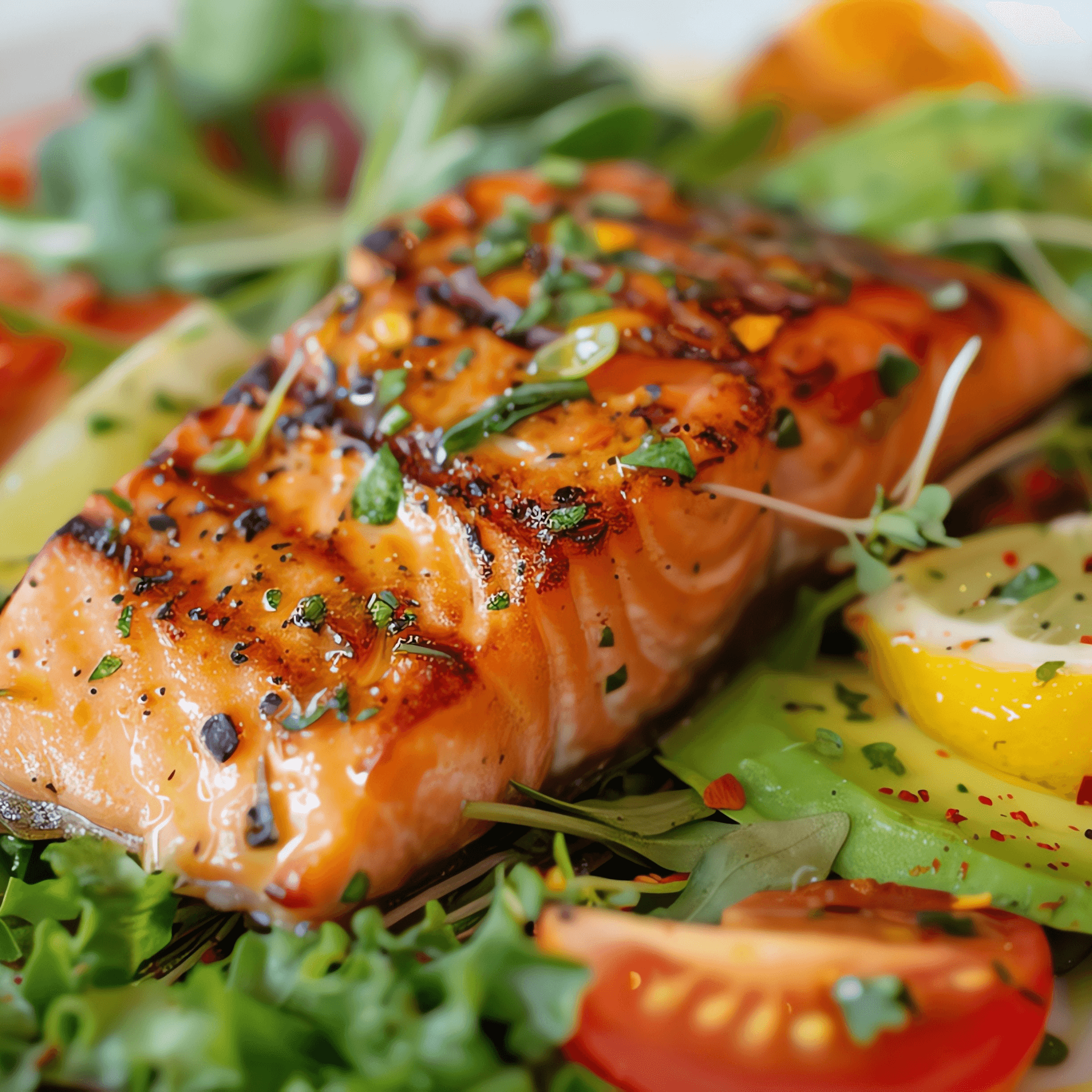 Grilled Salmon Platter