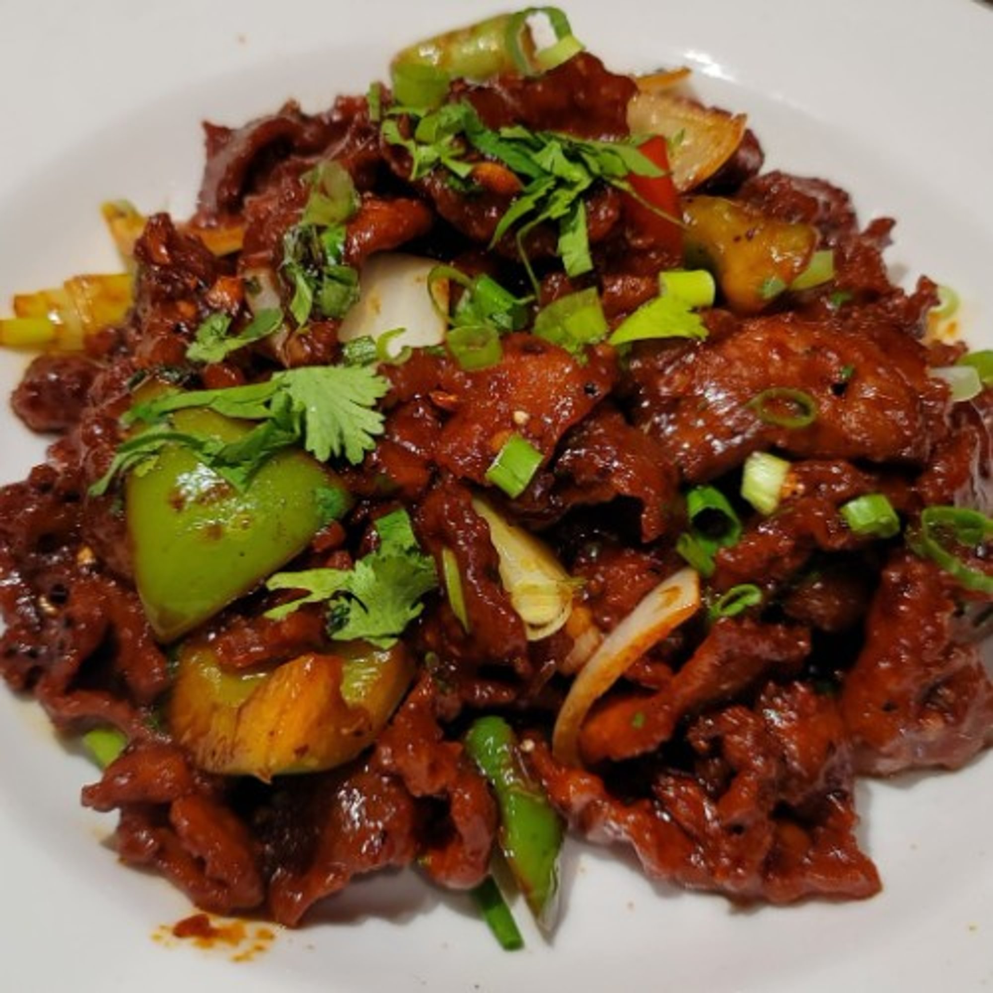 Lamb with Basil & Chili