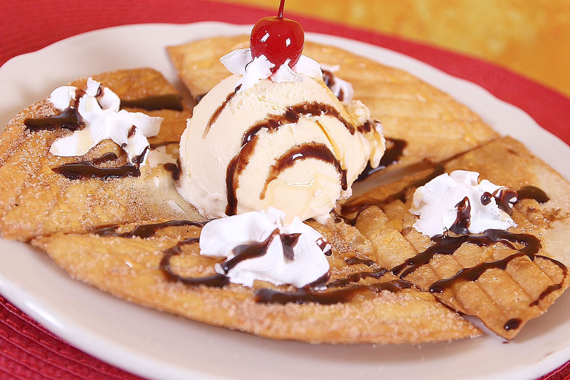 Sopapilla with Ice Cream