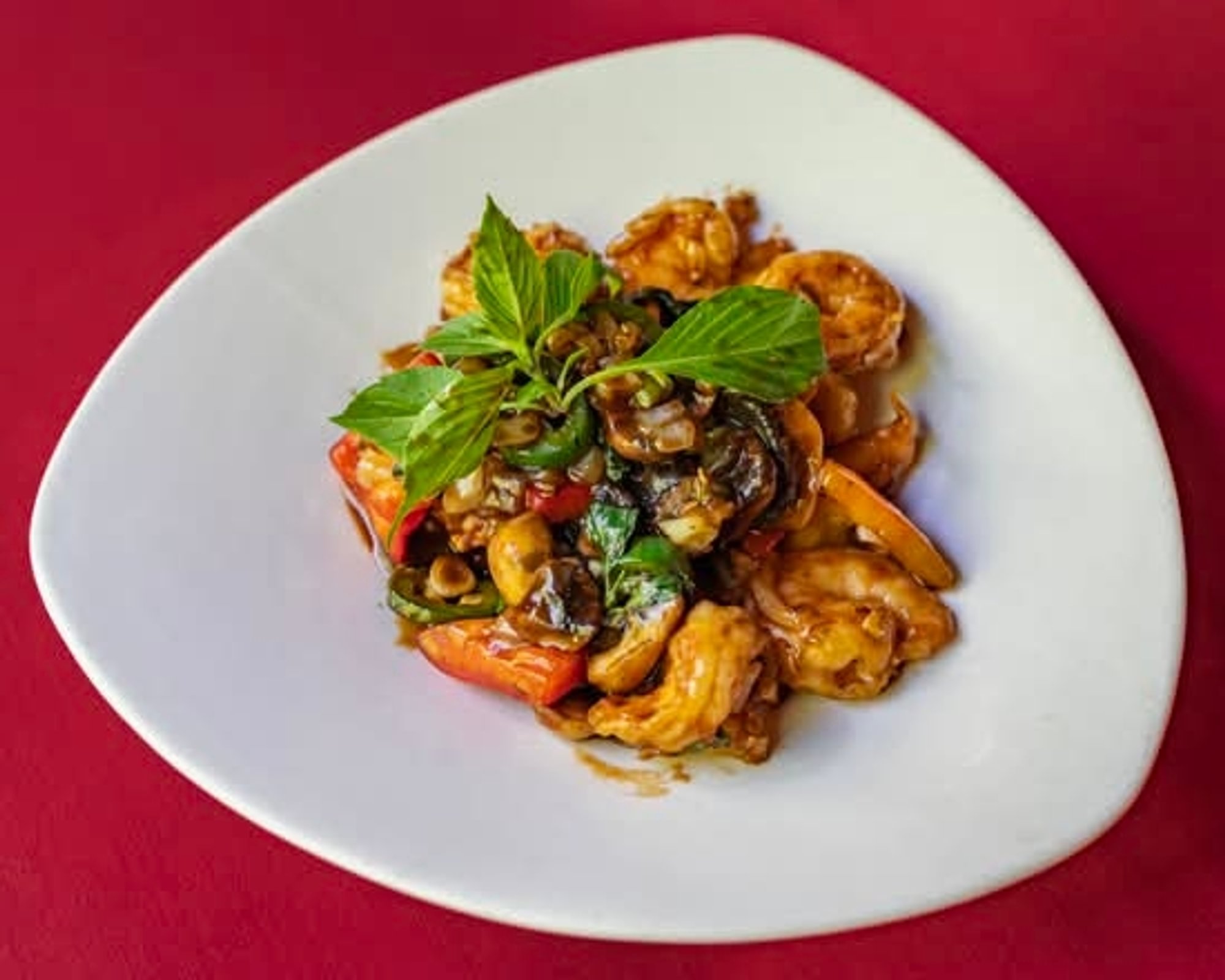 Thai Pepper Basil Shrimp