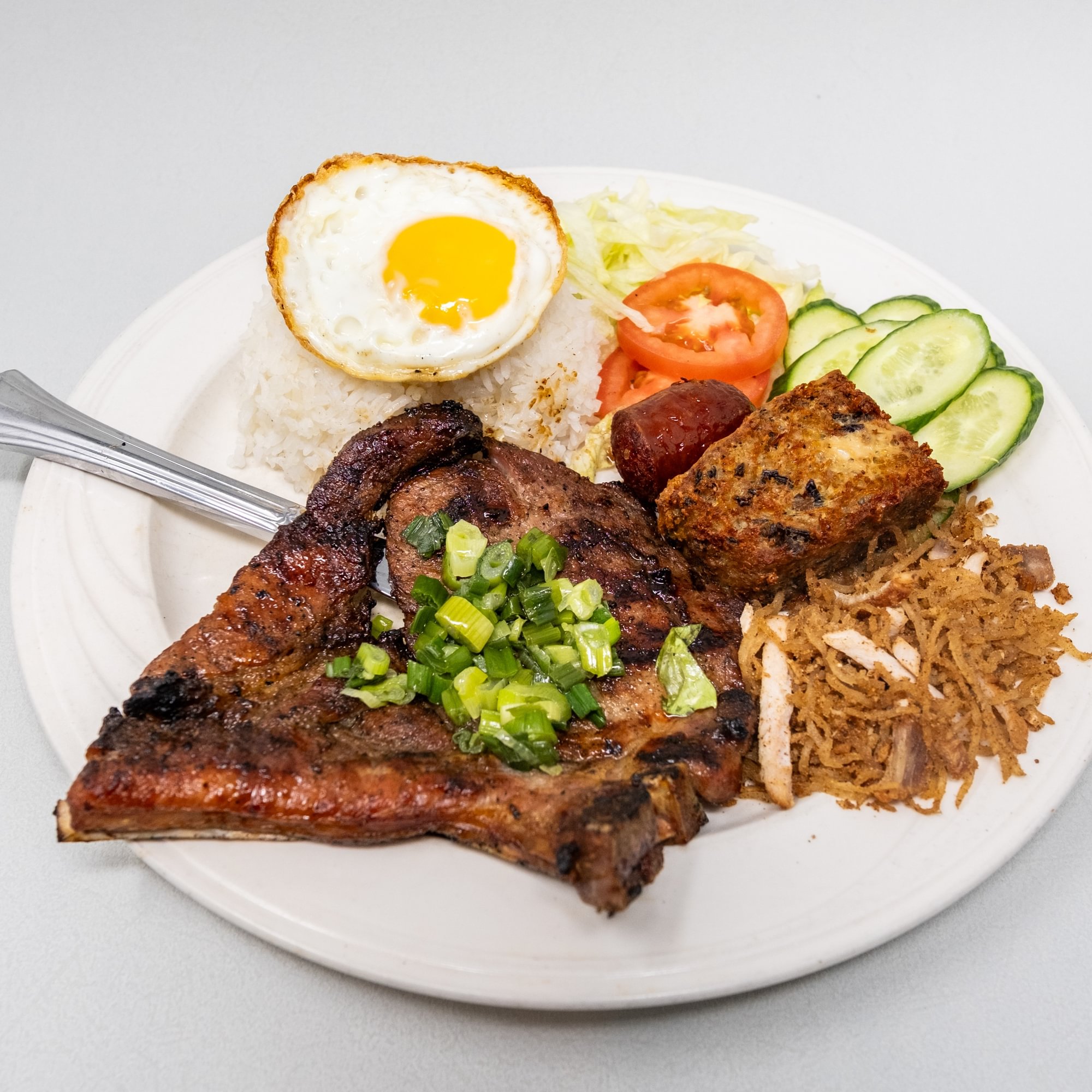 Grilled Pork Chop Special / Cơm Sườn Nướng Đặc Biệt