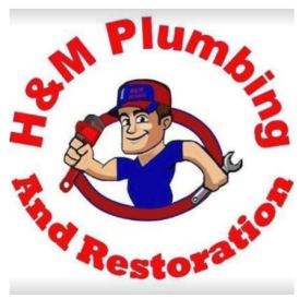 H &amp; M Plumbing and Restoration Logo