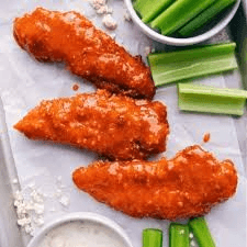 Buffalo Chicken Fritters