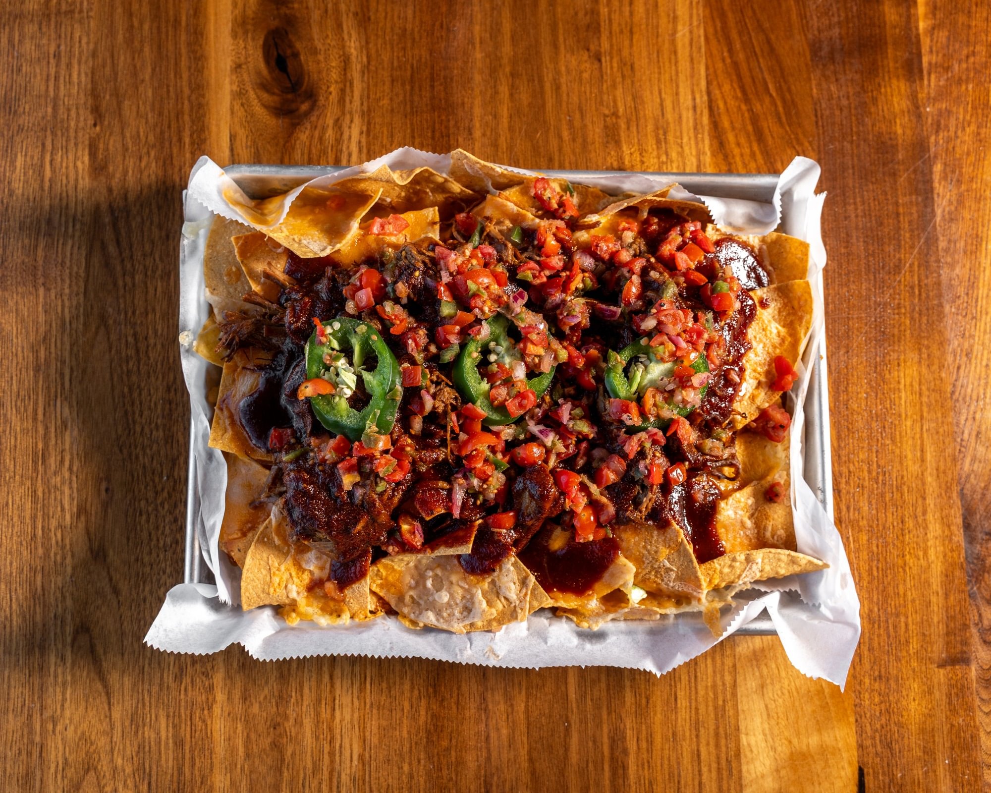 BBQ Brisket Nachos (GF)