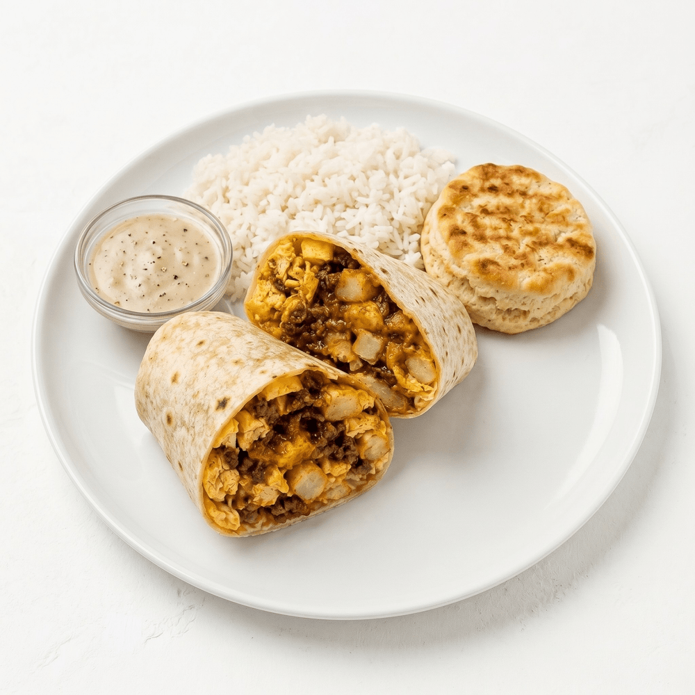 Chicken Fried Steak Burrito