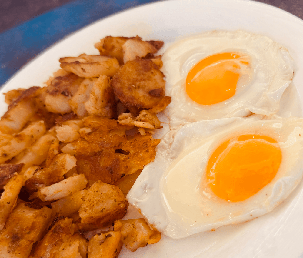 Eggs platter