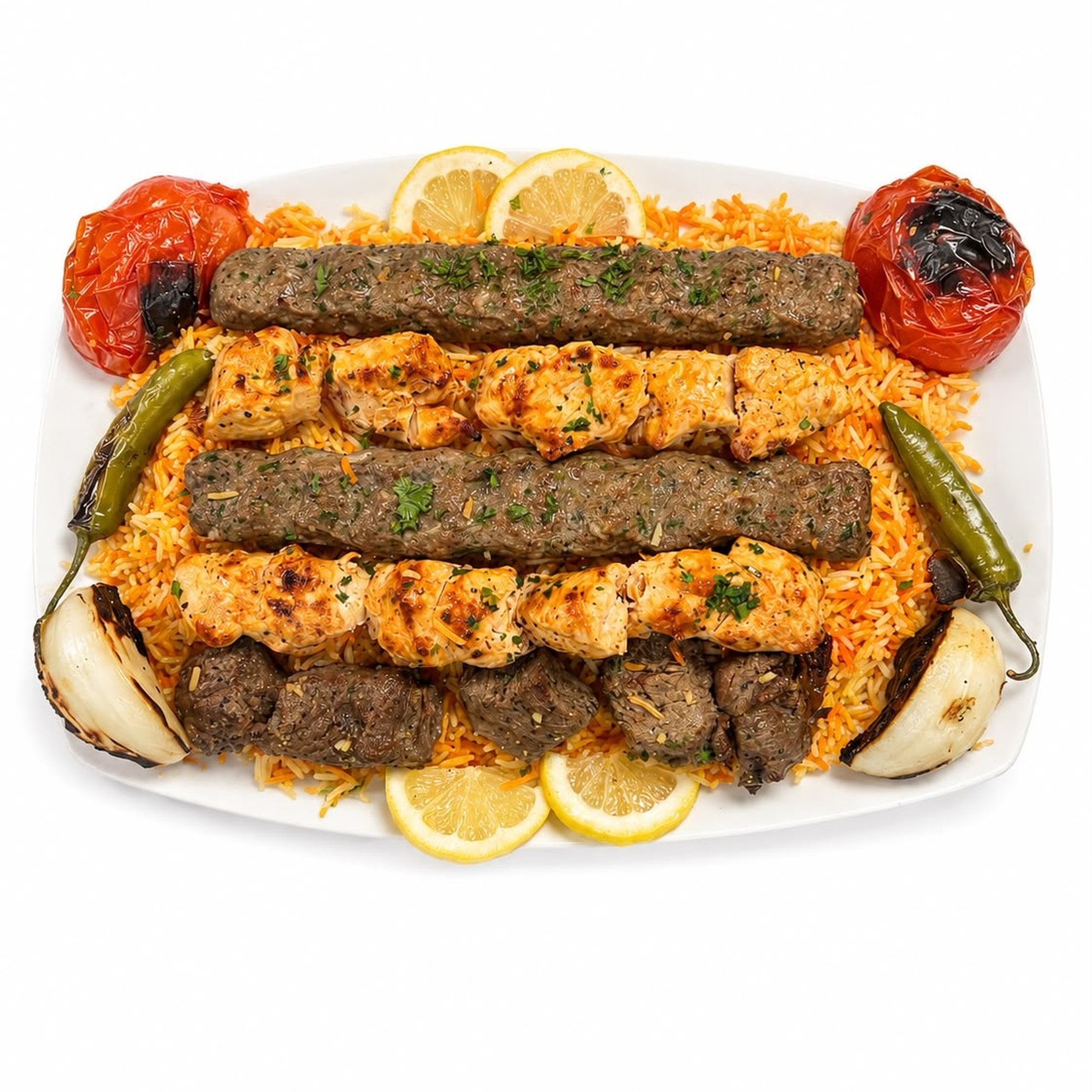 Mixed Grill For 2 (5 Skewers)