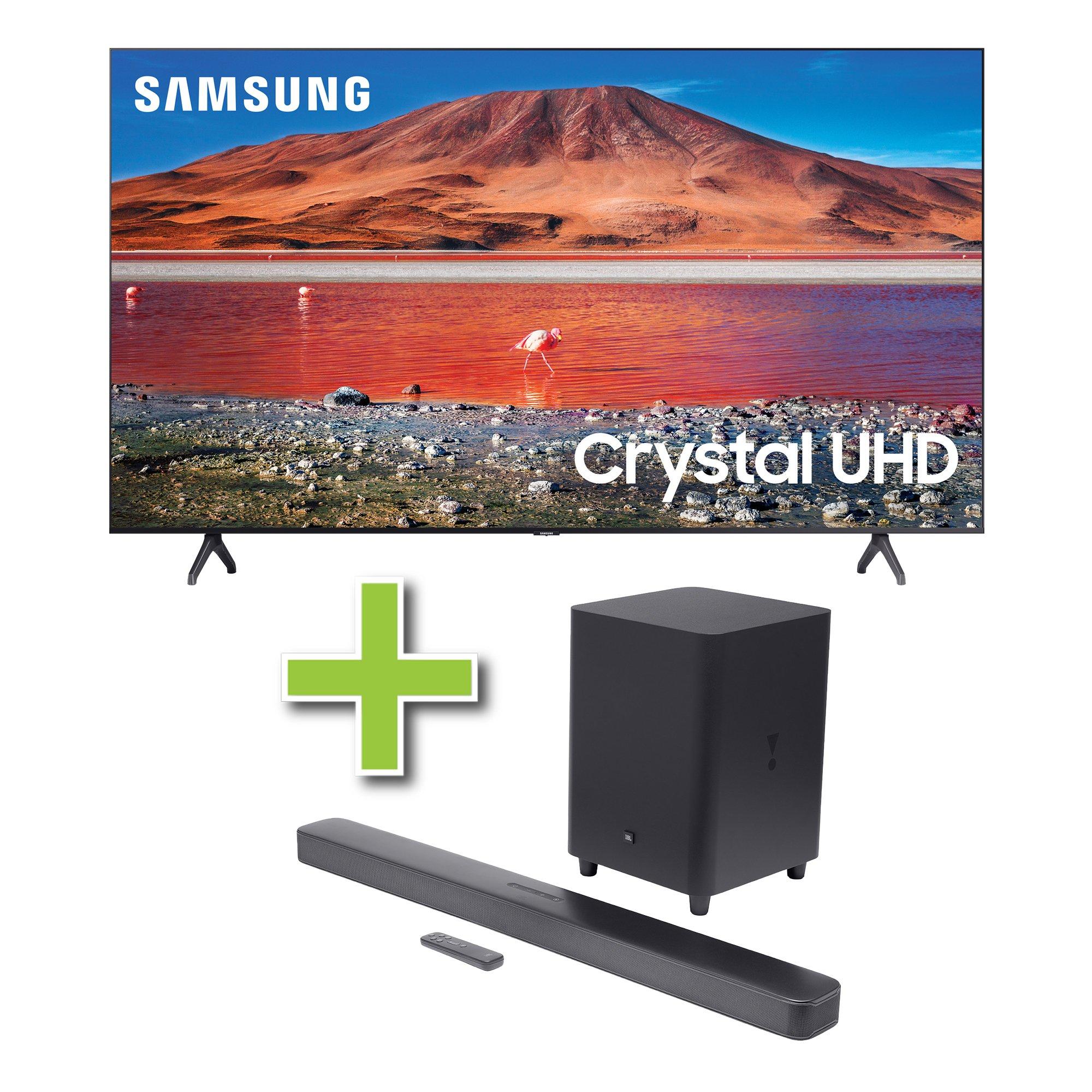 65" Samsung 4K Ultra HD Smart TV & JBL 5.1 ch Soundbar