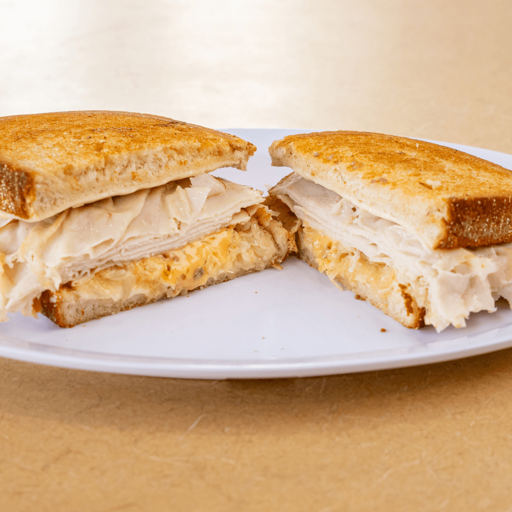 Northville Turkey Reuben with Russian & Coleslaw
