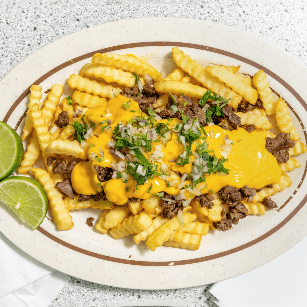 Asada Fries Platillo