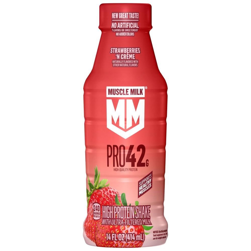 Muscle Milk Pro Strawberries ‘N Creme High Protein Shake Bottle