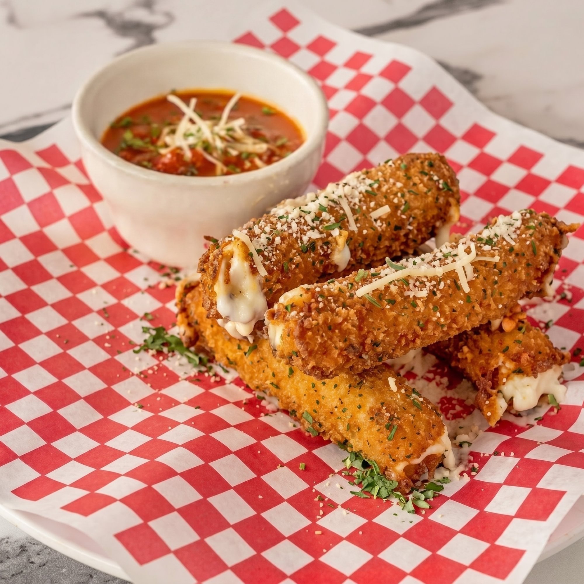 Fried Mozzarella Sticks