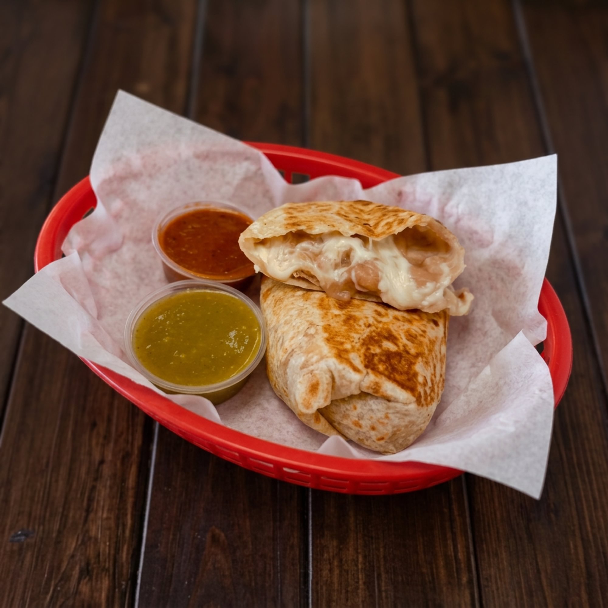 Frijoles Y Queso Burrito