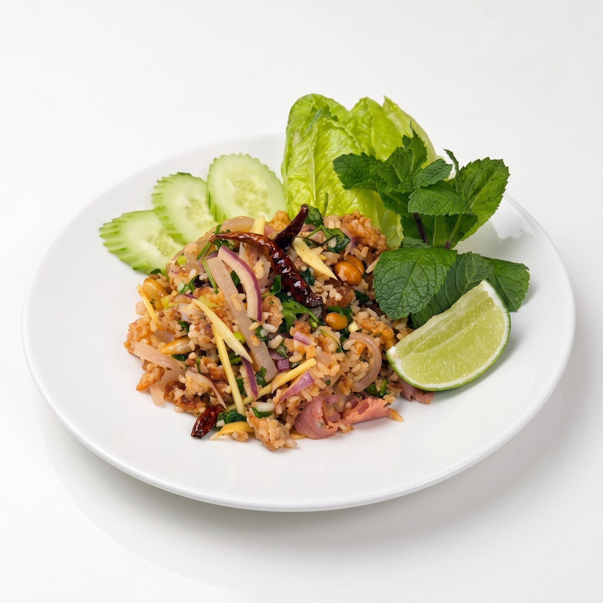 Nam Khao Tod (Crispy Rice Salad)