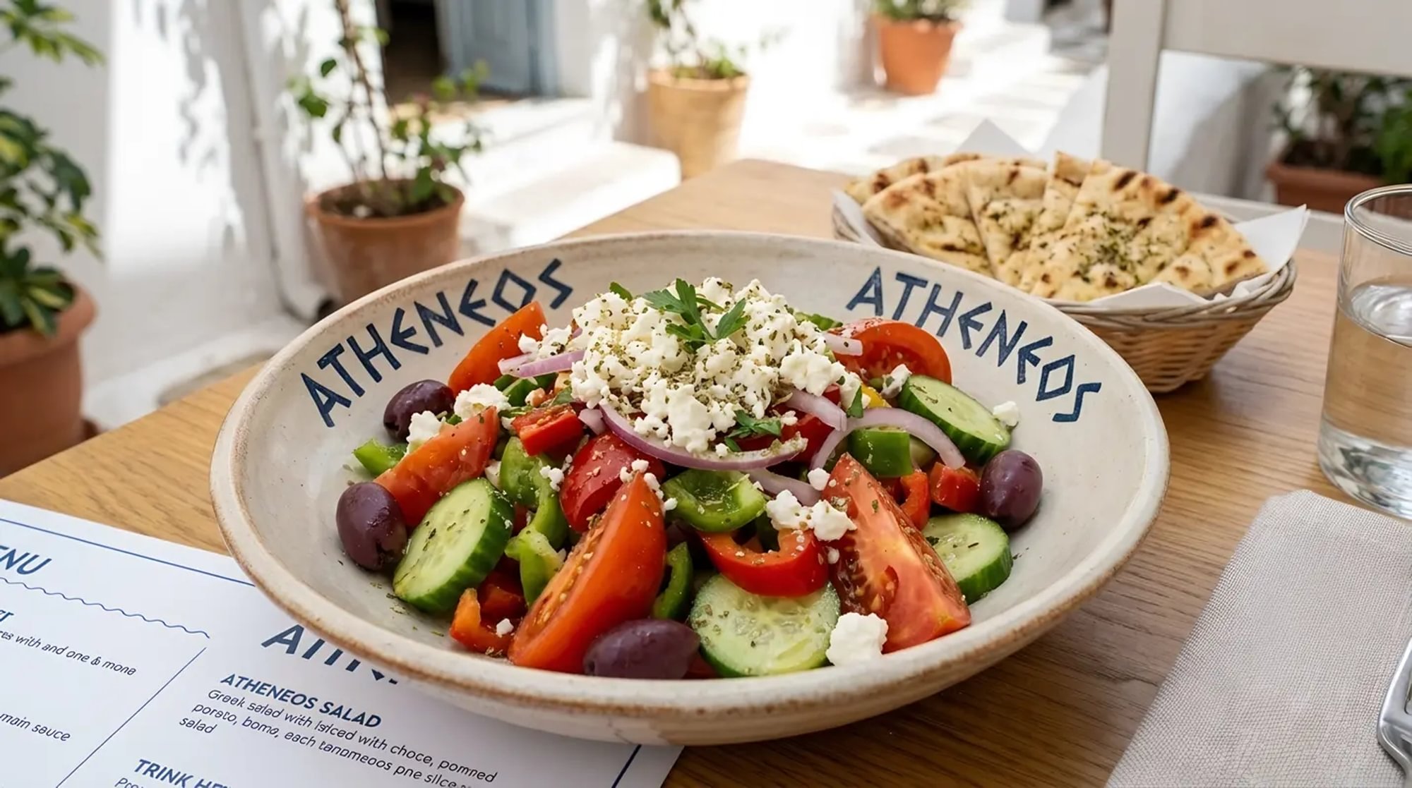 SMALL HORIATIKI SALAD