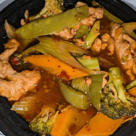 90. Chicken with Garlic Sauce