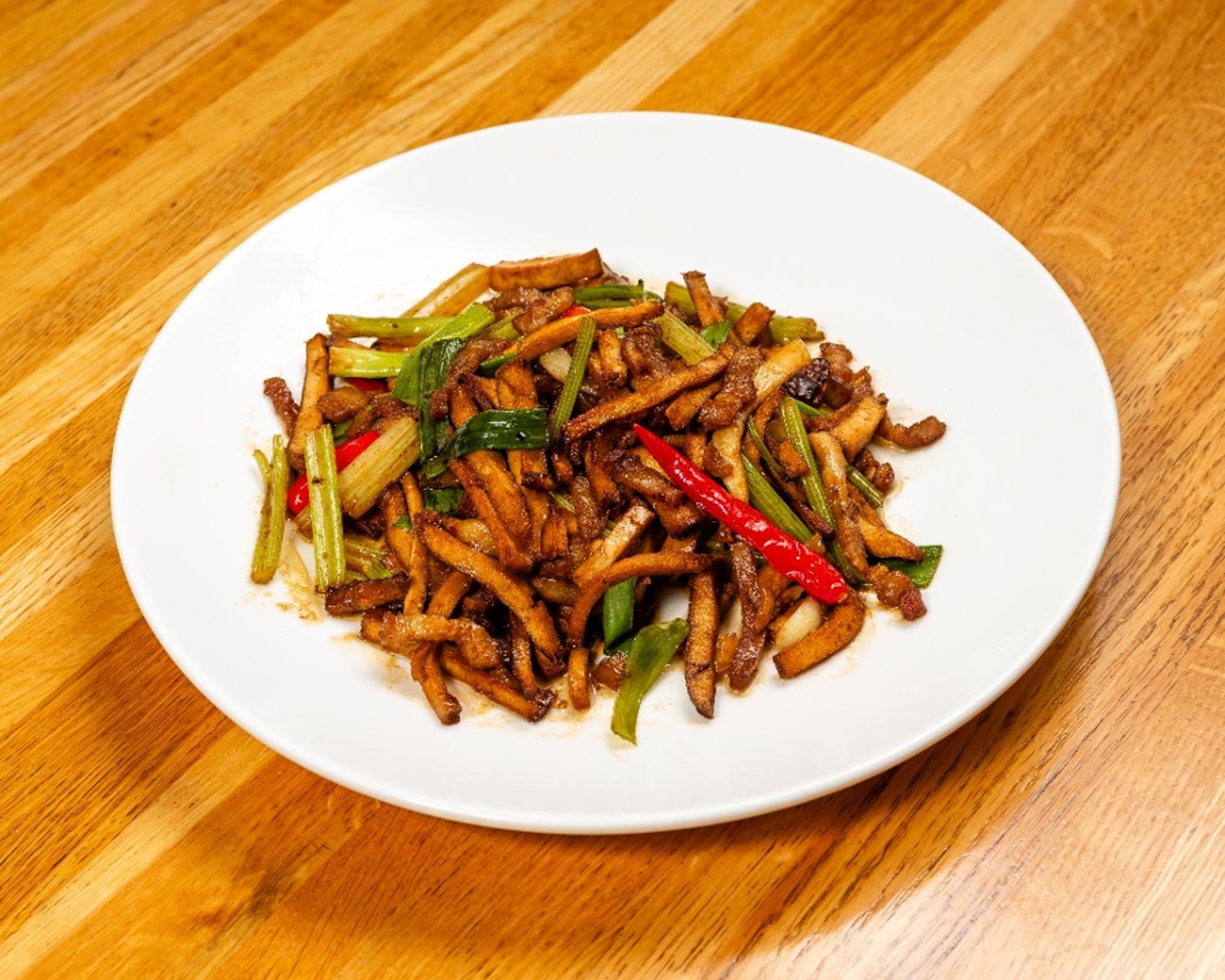 Hakka-Style Sauteed Pork & Pressed Tofu (Not GF)