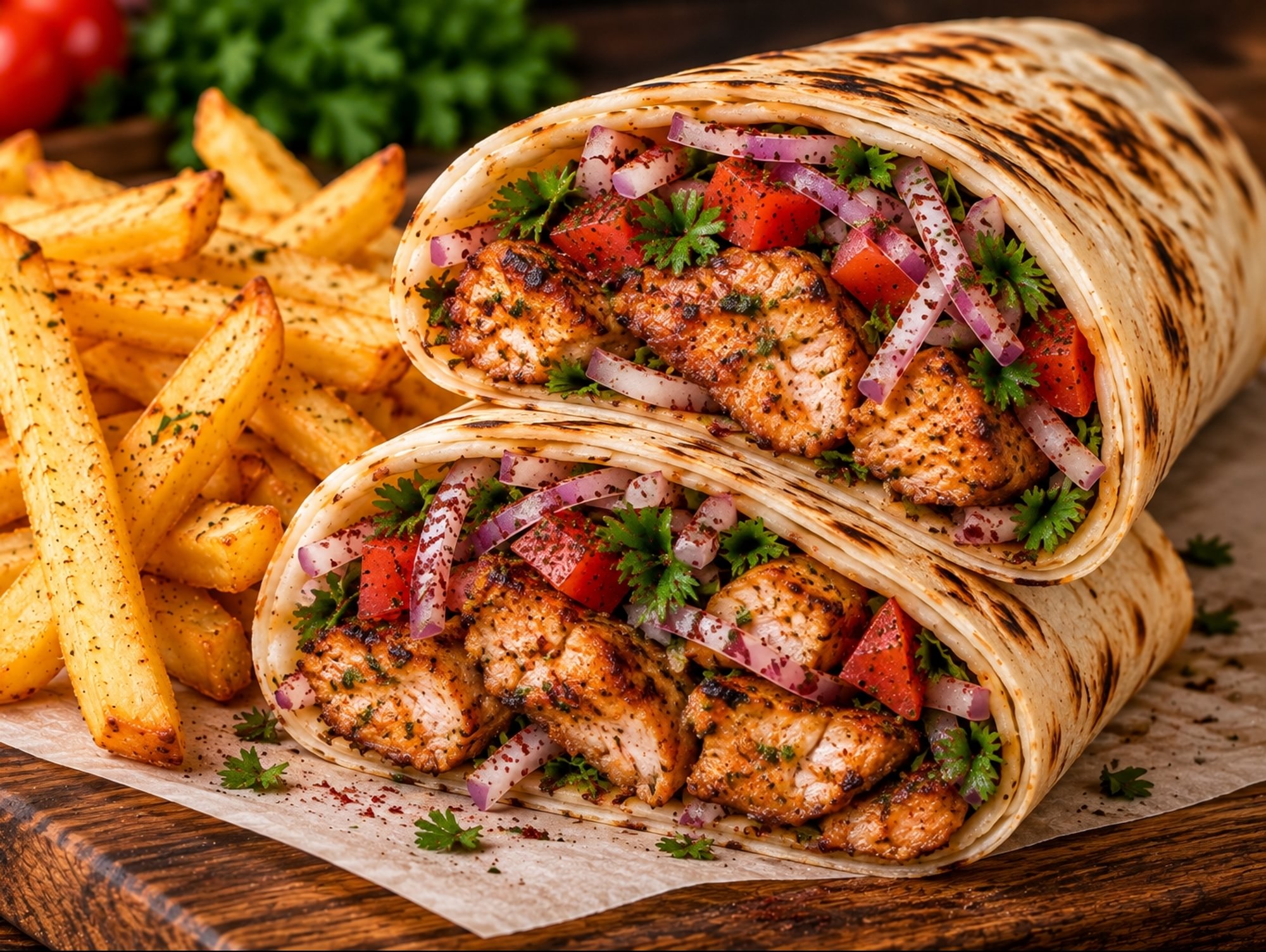 CHICKEN SHISH KEBAB WRAP