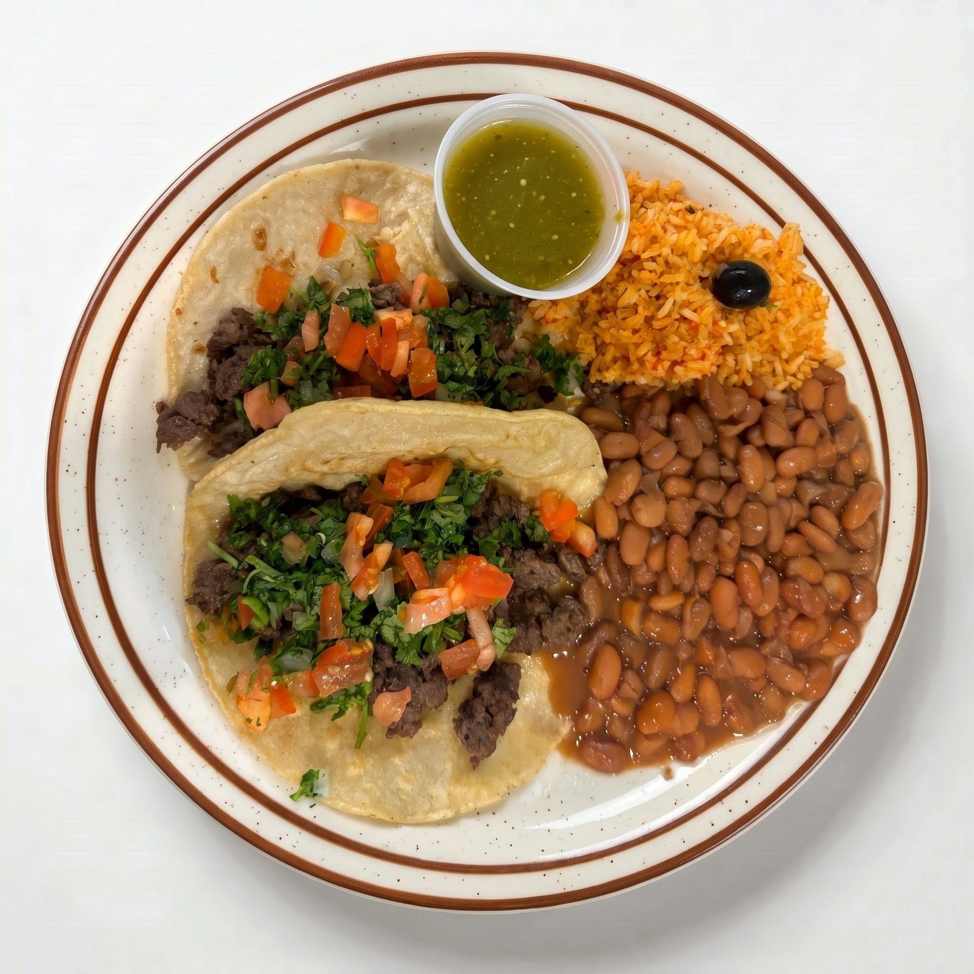 Tacos de Bistec o Puerco (Tacos Steak or Pork)