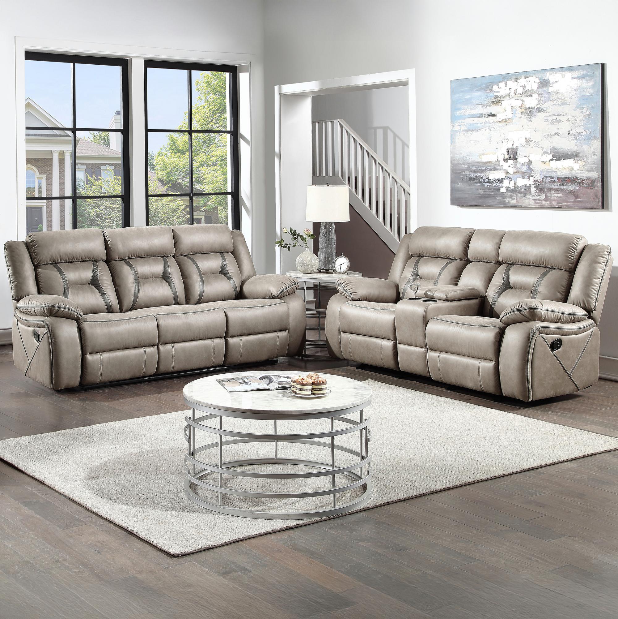 Tyson Reclining Sofa & Reclining Loveseat w/Console