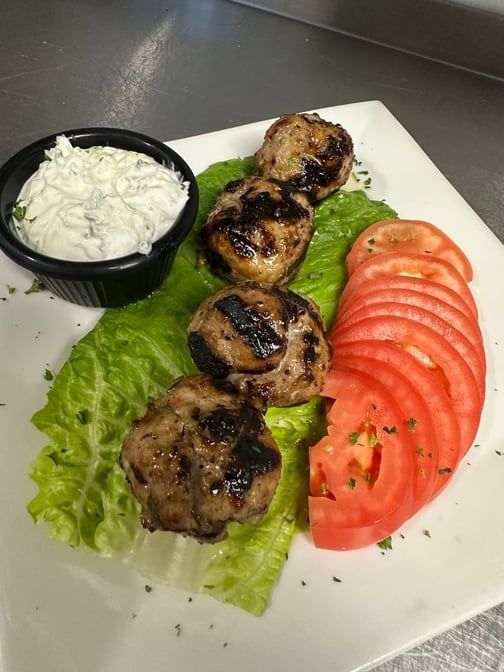Seasoned Grilled Meatballs