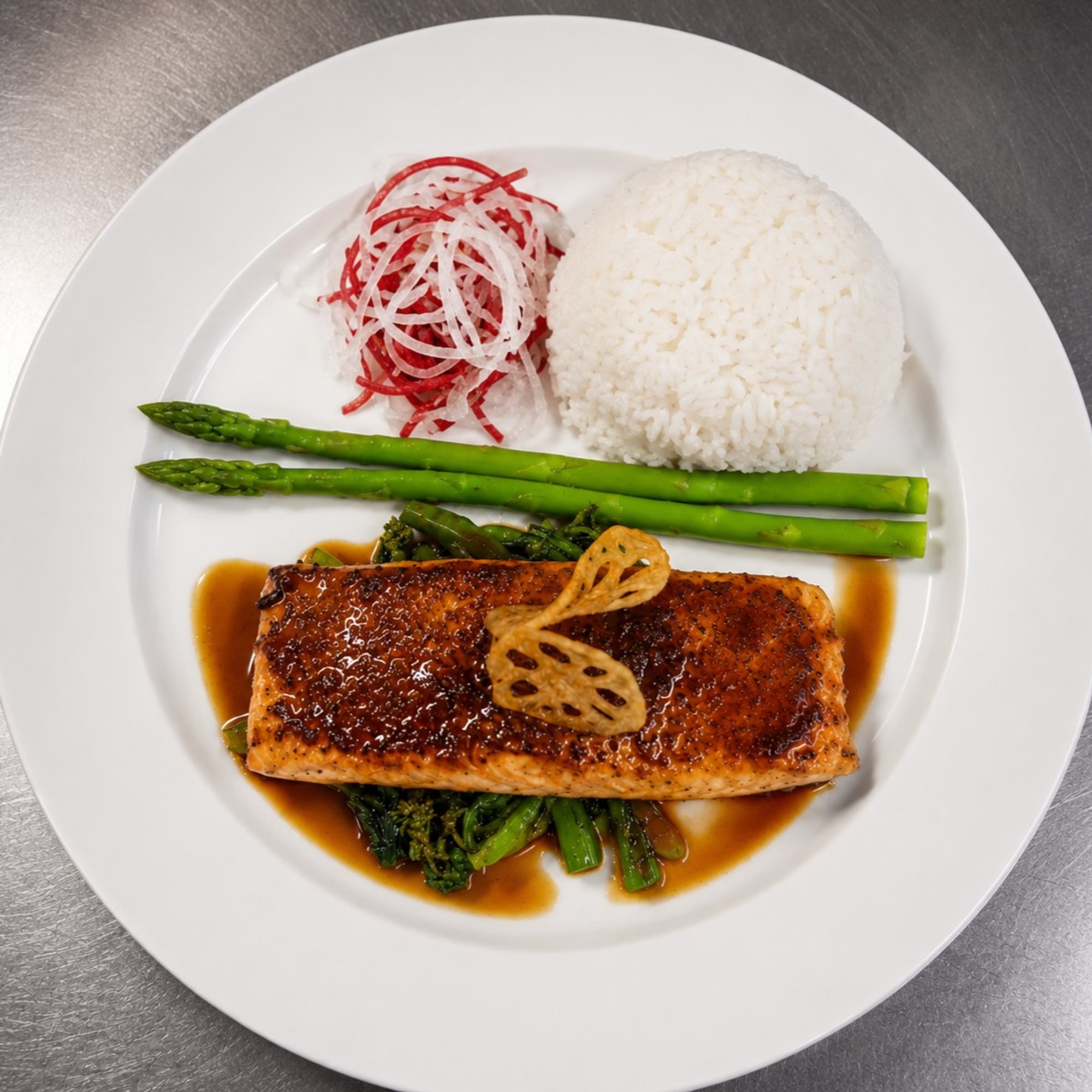 L.Salmon Teriyaki