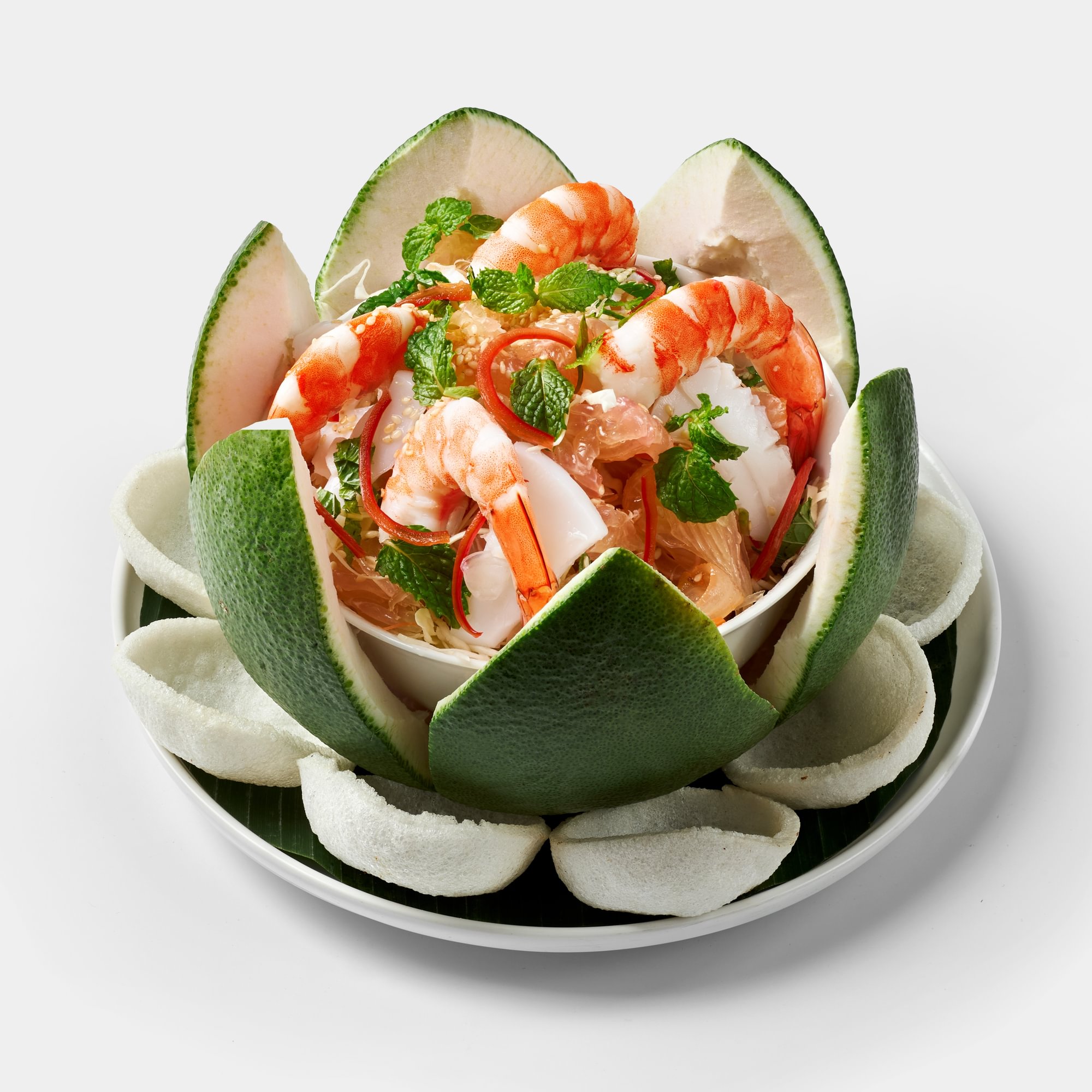 Gỏi Bưởi Tôm Mực - Pomelo Salad with Shrimp and Squid