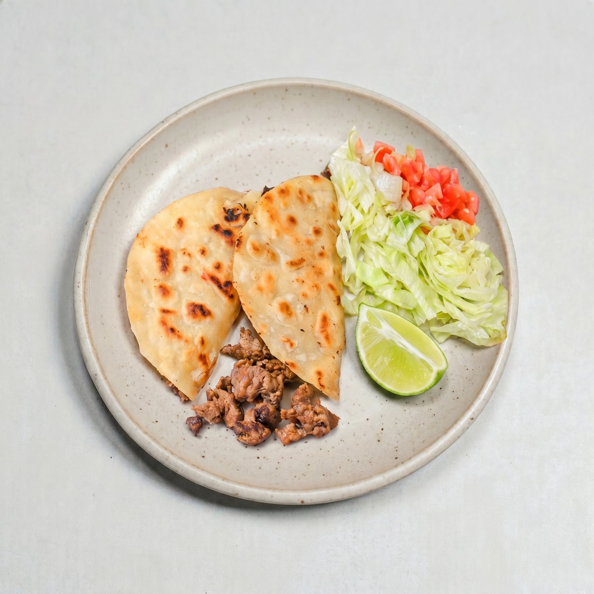 Quesadillas (3) Corn Tortilla & a Side