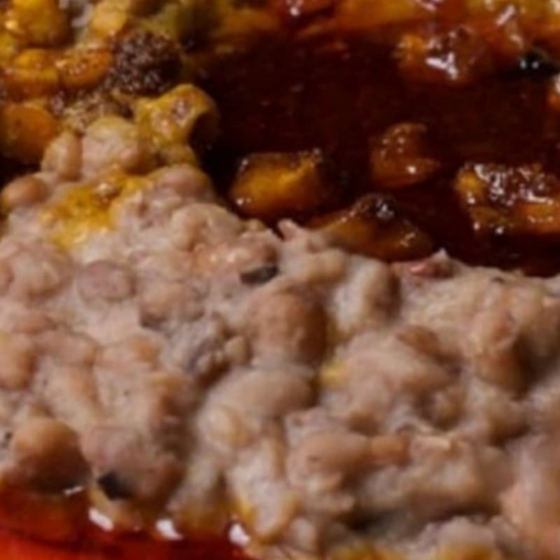 Ewa-Goyin with Fried Plantains
