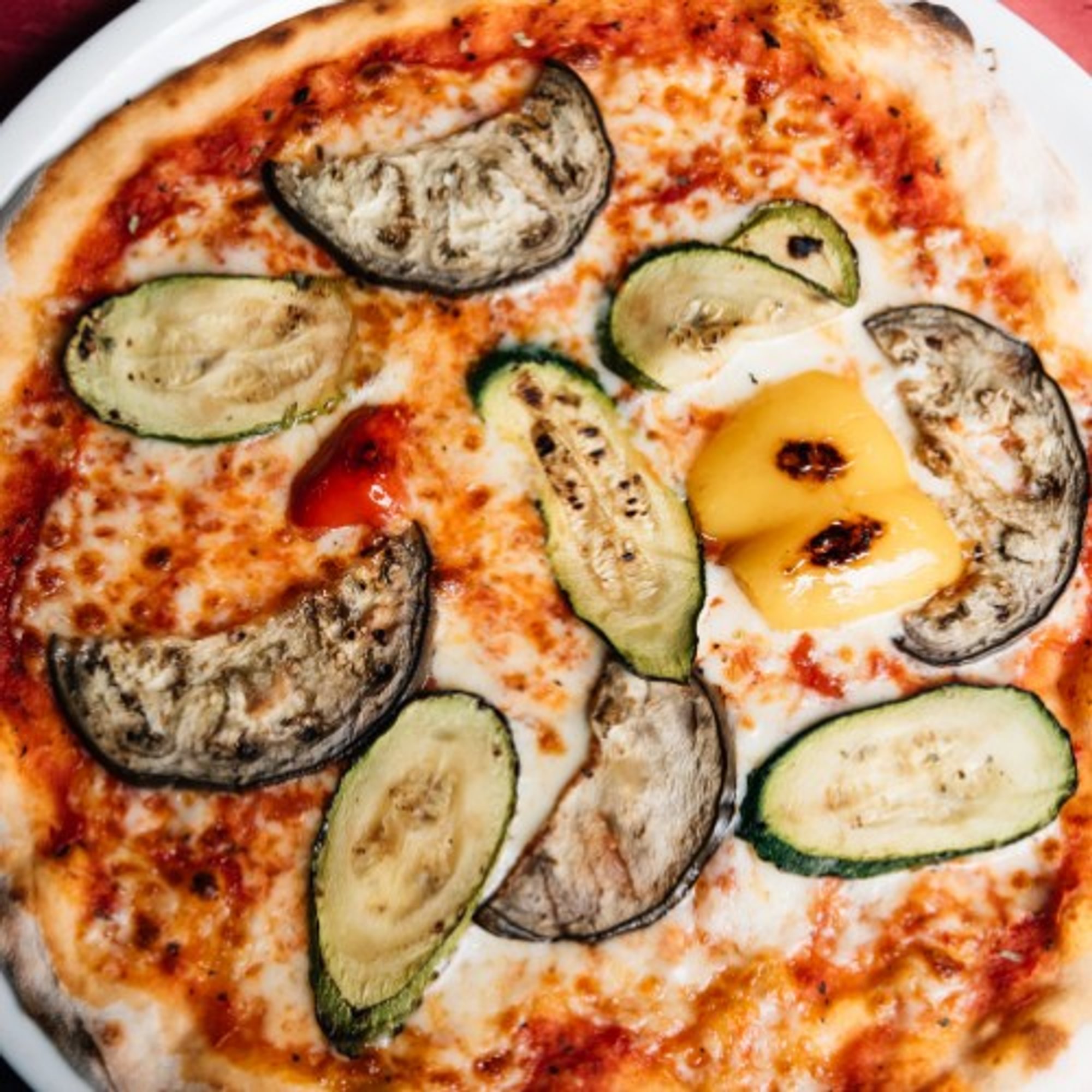 Eggplant Parmigiana Pizza