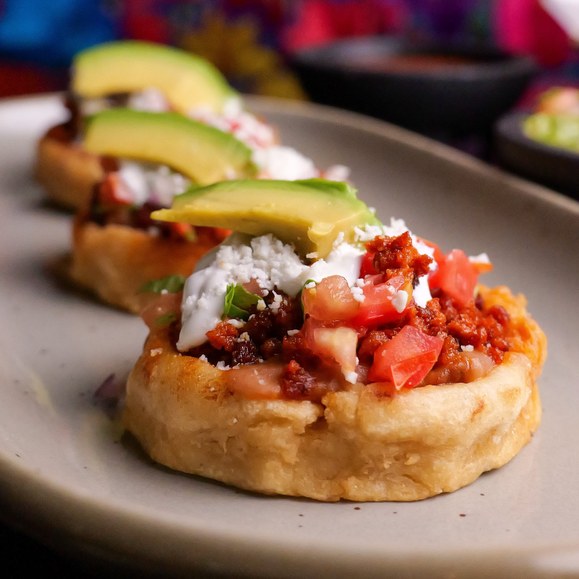 3 Mini Sopes (Chorizo)