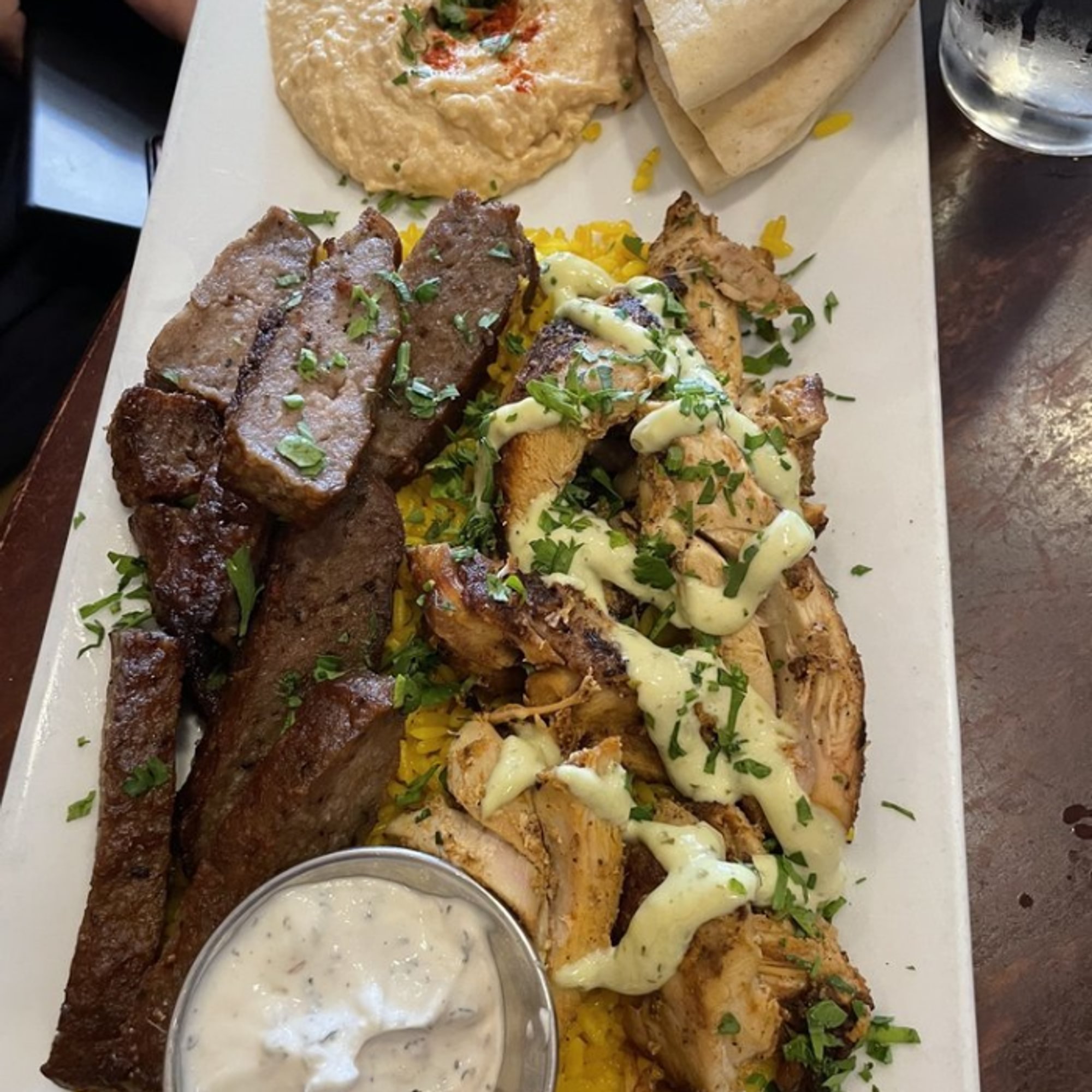 Middle Eastern Combo Platter