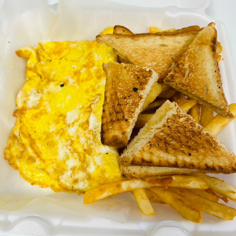 Onion & Cheese Omelette