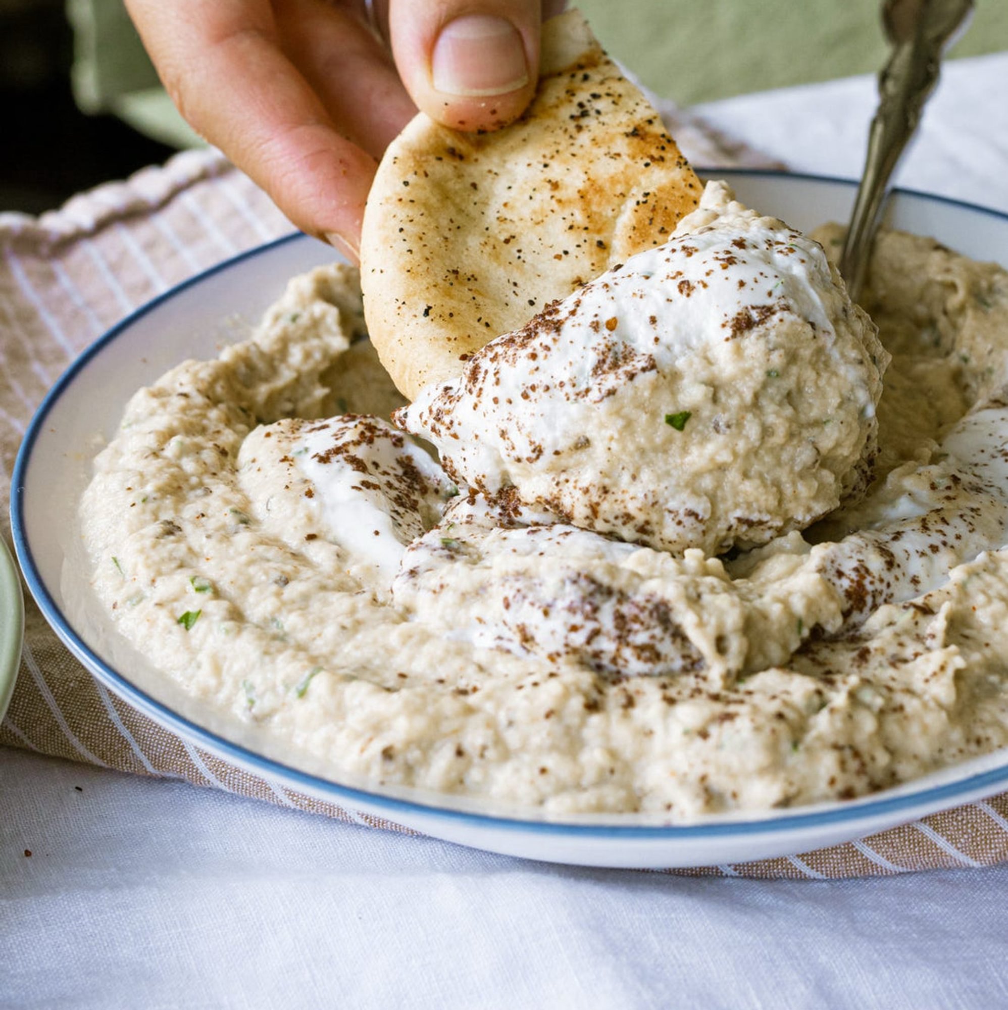 Baba Ghanouj with Pita
