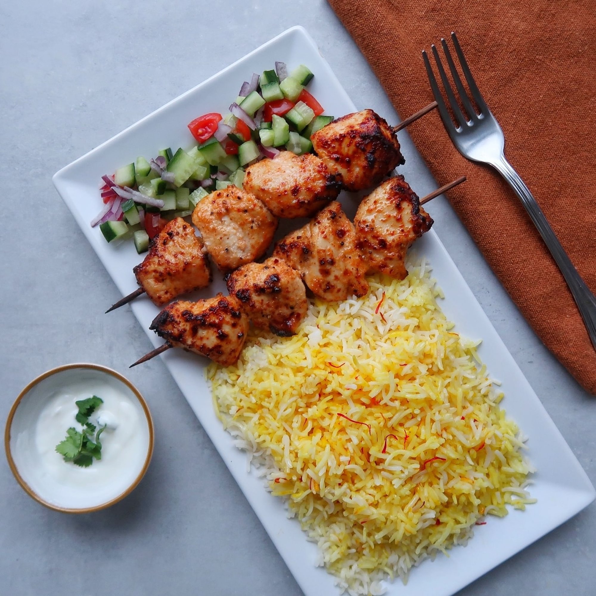 Chicken Kabab Plate